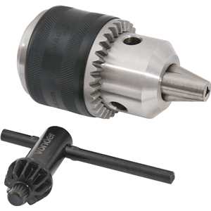 Mandril com chave, 3,0 mm - 16,0 mm, cone B18, profissional, VONDER