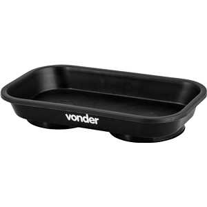 Bandeja magnética retangular, plástica, 140 mm x 240 mm, VONDER
