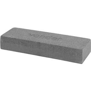Pedra para afiar, dupla face, 6", retangular, em blister, VONDER