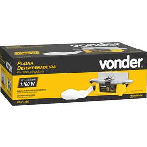 Plaina desempenadeira, 1.100 W, 127 V~, PDV 1100 VONDER
