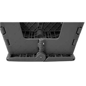 Banqueta plástica dobrável, cinza, altura 220 mm, VONDER