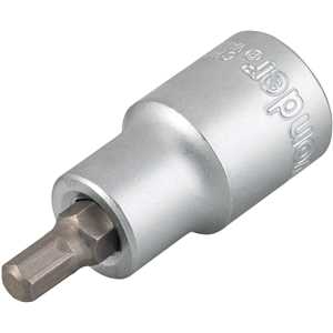 Soquete hexagonal 6 mm, encaixe de 1/2", VONDER