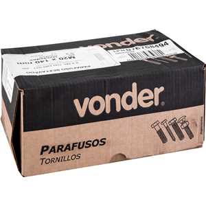 Parafuso sextavado 8.8, 20 mm x 140 mm, MA, rosca parcial, DIN 931, VONDER