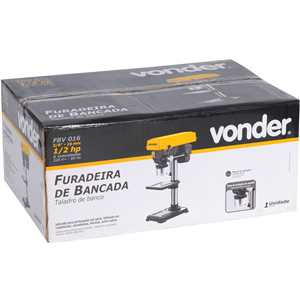 Furadeira de bancada, 16 mm, 373 W, 220 V~, FBV 016 VONDER