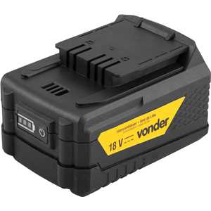 Bateria 18 V, íons de lítio, linha intercambiável, 5 Ah, IBV 1850, VONDER