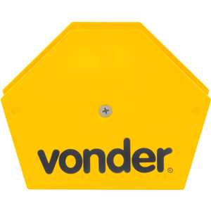 Esquadro magnético hexagonal 30 kgf para soldador, VONDER