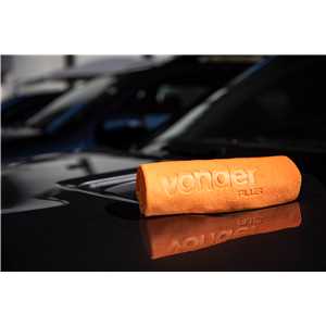 Toalha de microfibra, 40 cm x 60 cm, 400 g/m² (gsm), laranja, VONDER PLUS