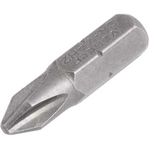 Bits/ponteira phillips com encaixe 1/4", nº 2 x 25 mm, com 5 peças, VONDER