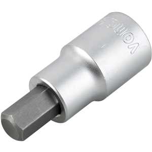 Soquete hexagonal 10 mm, encaixe de 1/2", VONDER