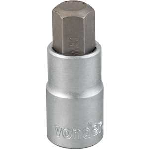 Soquete hexagonal 14 mm, encaixe de 1/2", VONDER