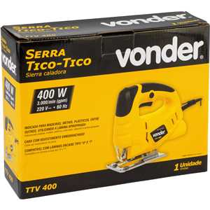 Serra tico-tico, 400 W, 220 V~, TTV 400 VONDER