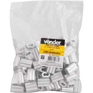 Prensa cabo para cabos de aço de 1/4", VONDER