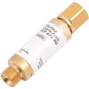 Válvula seca corta-chama para regulador, Oxigênio, VCF 674 RO VONDER