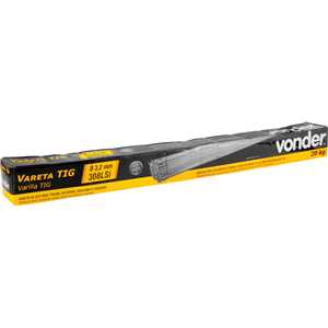Vareta para solda TIG aço inox 308LSi, 3,2 mm, VONDER