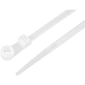 Abraçadeira de nylon para parafusos, branca, 200 mm x 3,6 mm, VONDER