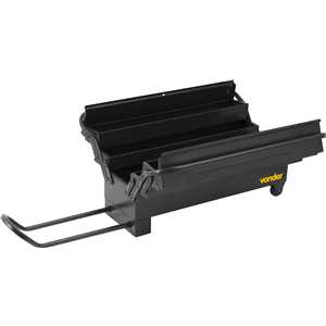 Caixa metálica sanfonada para ferramentas, com 5 gavetas, 60 cm x 19 cm x 20 cm, com roda, VONDER