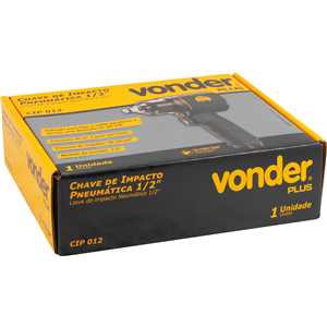 Chave de impacto pneumática 1/2" - 12,7 mm, CIP 012 VONDER PLUS