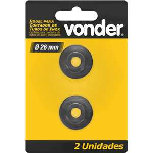 Rodel para cortador de tubos de inox, com 2 peças VONDER