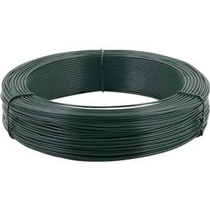 Arame revestido com PVC, verde, BWG 20, 1 kg VONDER