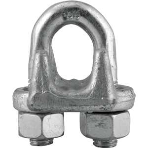 Clips para cabo de aço 3/4" - 19,10 mm, pesado, VONDER PLUS