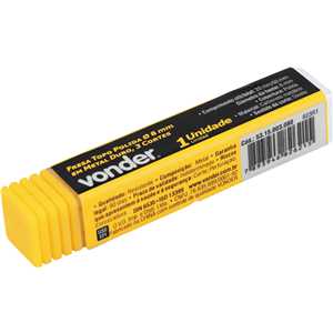 Fresa topo 8,0 mm, em metal duro, 3 cortes, polida, VONDER