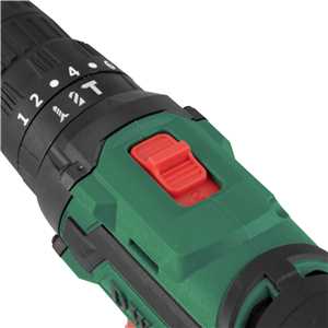 Parafusadeira/furadeira de impacto a bateria, 12 V, fonte bivolt automática, jogo com 74 acessórios, PFD 074 DWT