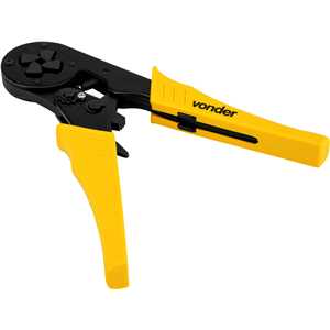 Alicate crimpador para terminais isolados tubulares de 6,0 mm² a 16,0 mm², AC 412, VONDER