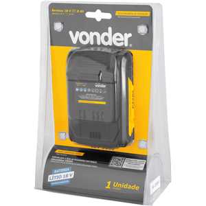 Bateria 18 V, íons de lítio, linha intercambiável, 8 Ah, IBV 1880, VONDER