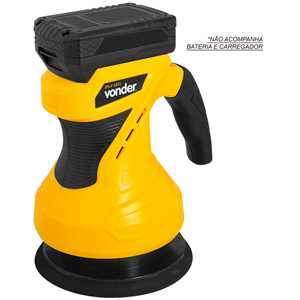 Politriz roto-orbital, bateria intercambiável de 18 V, sem bateria e sem carregador, IPLV 1821 VONDER