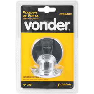 Fixador de porta FP 700, cromado, VONDER