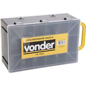 Organizador plástico duplo, VD 2003, VONDER