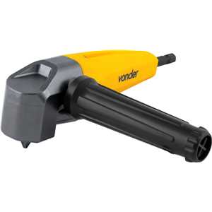 Adaptador angular para parafusadeira/furadeira, encaixe de 1/4", VONDER