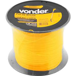Fio de nylon, 1,8 mm x 500 m, redondo, VONDER