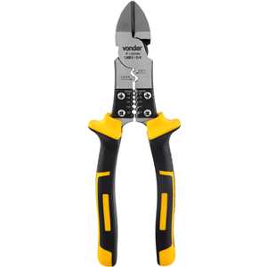 Alicate corte diagonal 8", para eletricista, multifunção, com isolação até 1.000 V, VONDER