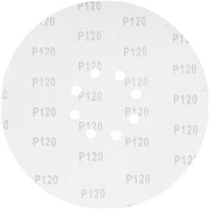 Disco de lixa com costado em pluma 225 mm, grão 120, para as lixadeiras LPV 400B, LPV 600, LPV 925, LPV 950B e LPV 1000, VONDER