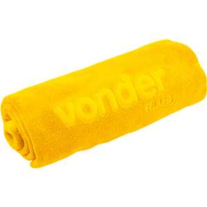 Toalha de Microfibra, 40 cm x 60 cm, 400 g/m² (gsm), amarela, VONDER PLUS