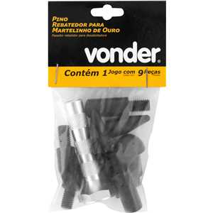 Pino rebatedor para martelinho de ouro com 8 pontas, VONDER