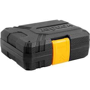 Jogo de soquetes de impacto sextavados, encaixe de 1/2", 10,0 mm a 24,0 mm, com 8 peças, VONDER