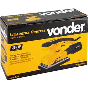Lixadeira orbital LOV 320, 320 W, 127 V~, VONDER