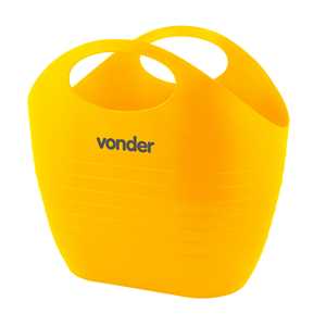 Bolsa plástica multiuso, 8,5 litros, amarela, VONDER