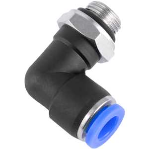 Conexão rápida, tipo cotovelo (90 graus), rosca 1/8" BSP, 6 mm, VONDER