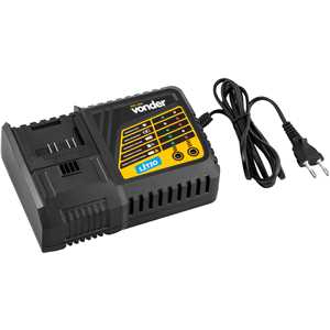 Carregador de bateria 18 V, linha intercambiável, carregamento rápido, ICBV 1806, VONDER