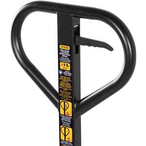 Paleteira hidráulica, 2 toneladas (2 tf), 1.150 mm x 685 mm, roda dupla de poliuretano, PDP 206, VONDER