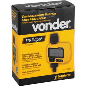 Temporizador digital para irrigação VONDER