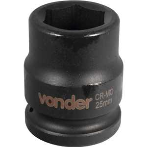 Soquete sextavado de impacto, encaixe de 3/4" x 25,0 mm, VONDER