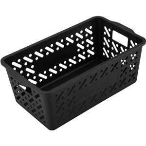 Cesto plástico organizador, 6 kgf, preto, VONDER