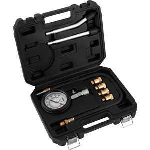 Medidor de compressão para motor, com adaptadores 0 - 300 PSI, VONDER