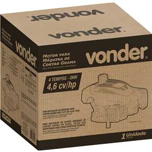 Motor a gasolina para máquina de cortar grama, 190 cm³ (cc), VONDER