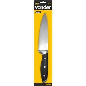 Faca para churrasco, 8", aço inox, VONDER