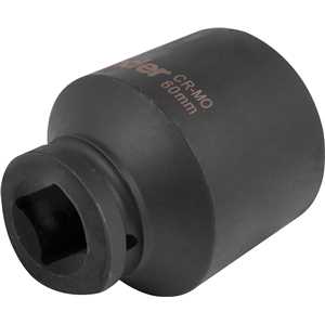 Soquete sextavado longo de impacto, 60 mm, encaixe de 1", VONDER